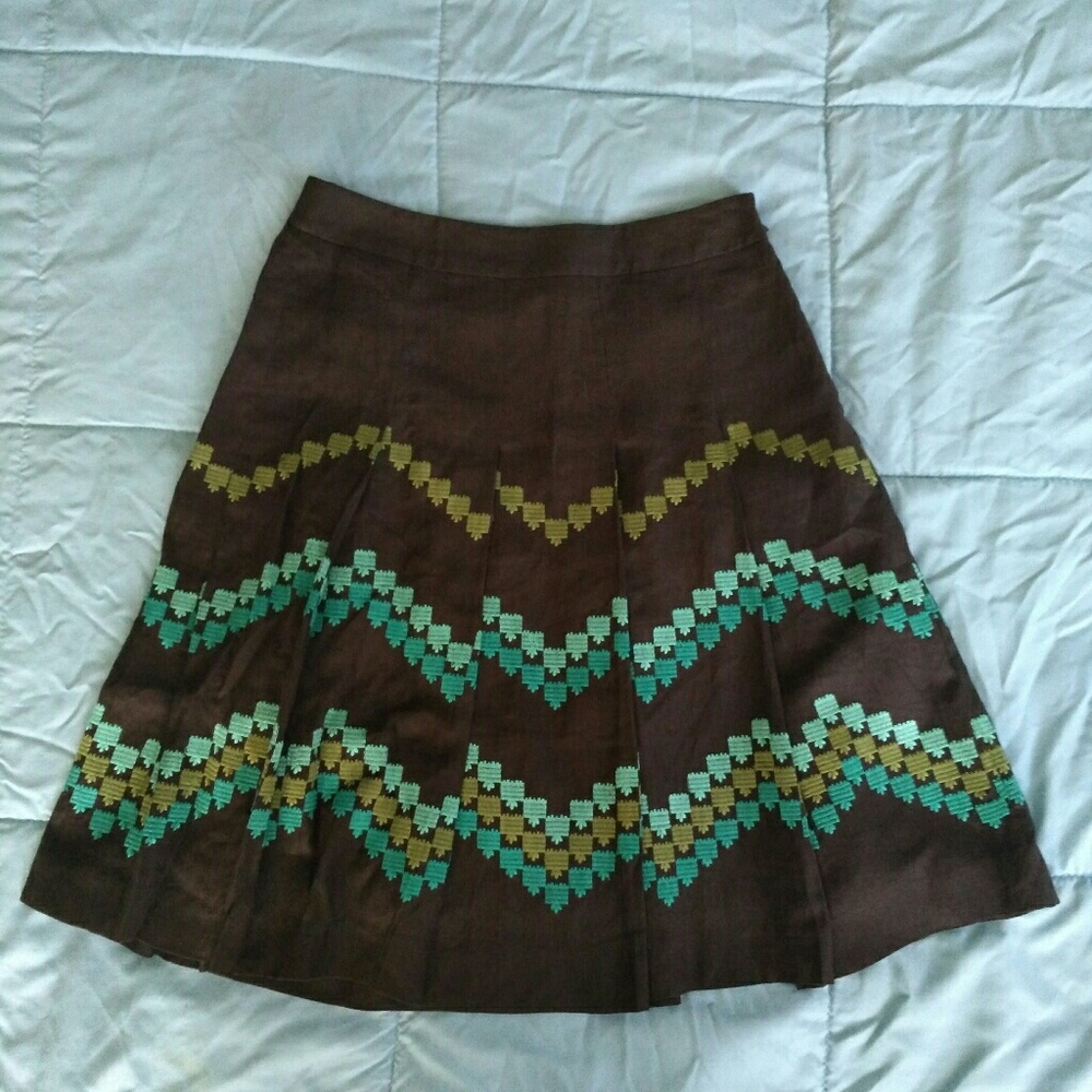 Ann Taylor LOFT, Linen Skirt, Size 0 Petite